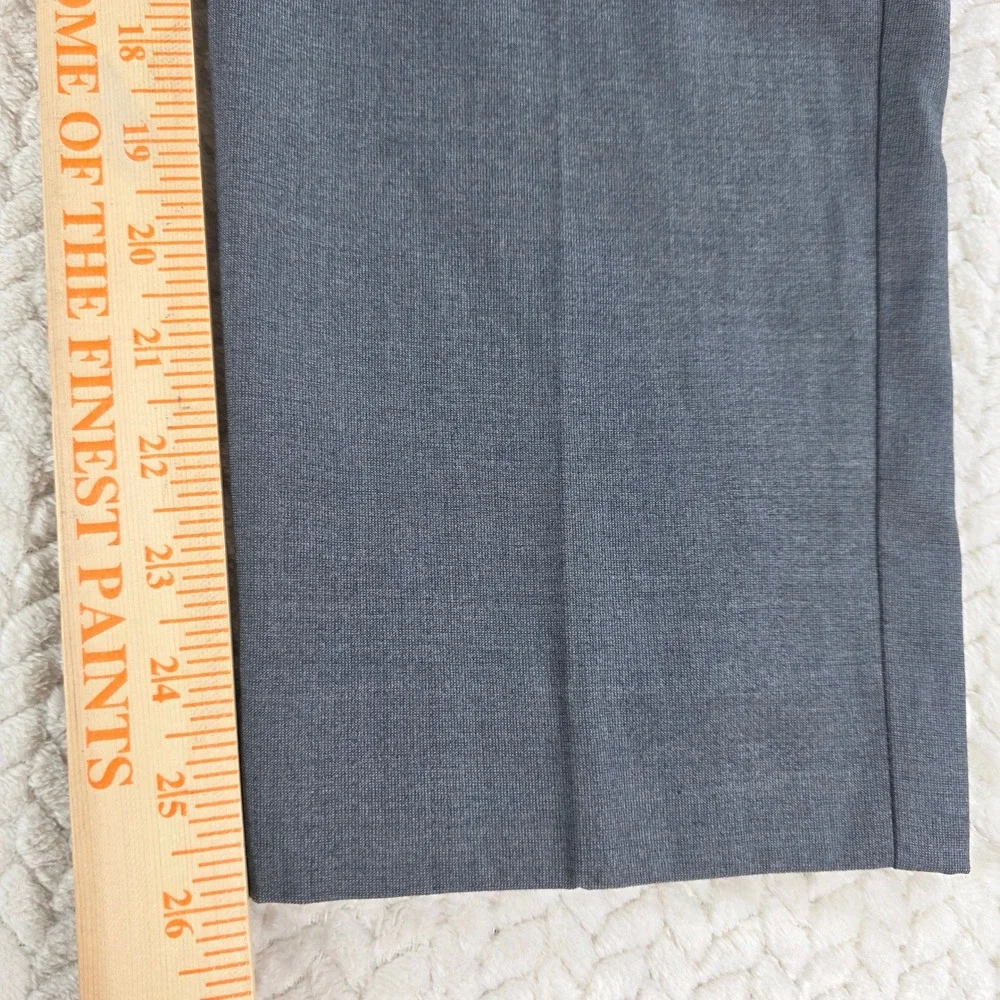 Perry Ellis Portfolio City Fit Grey Dress Pants Grey 31x30 (26) Altered Mens